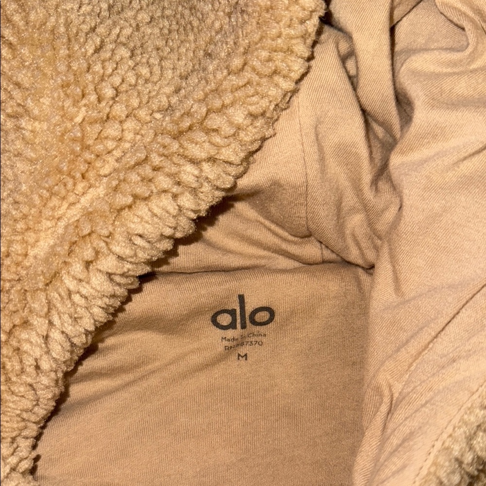 ALO Tan Sherpa Jacket - Picture 3 of 4
